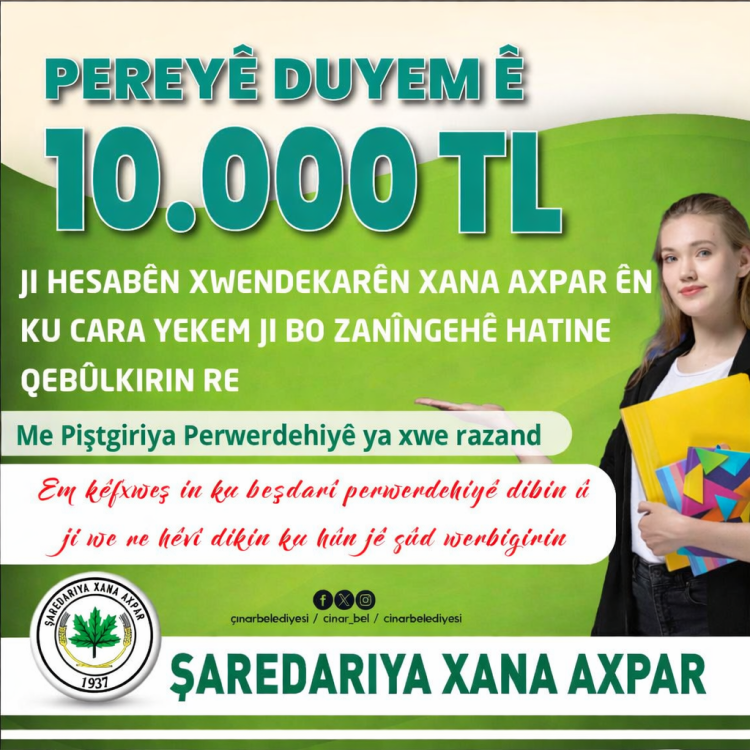 Taksîta Duyem ê Bursê ji Xwendekarên Zanîngehê re Hat Dayîn 